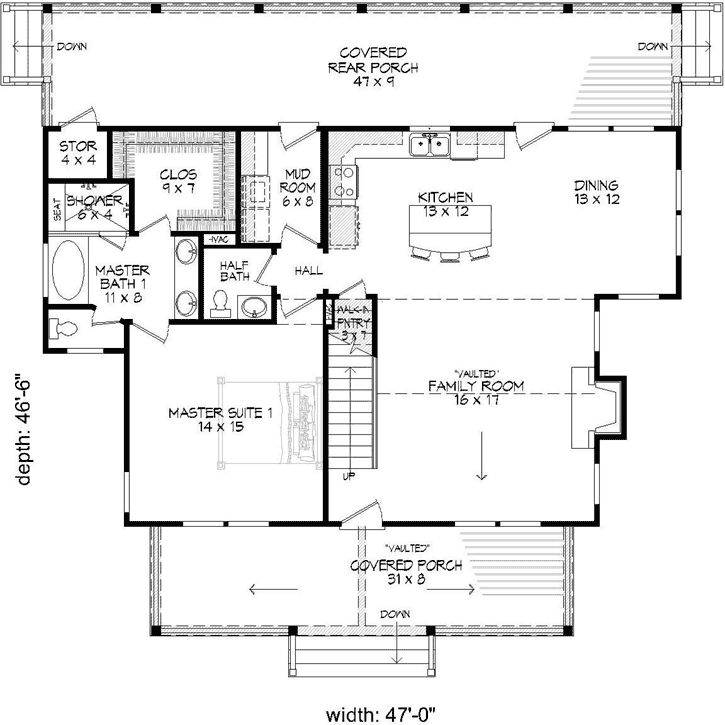 Main Floor Plan: 87-179
