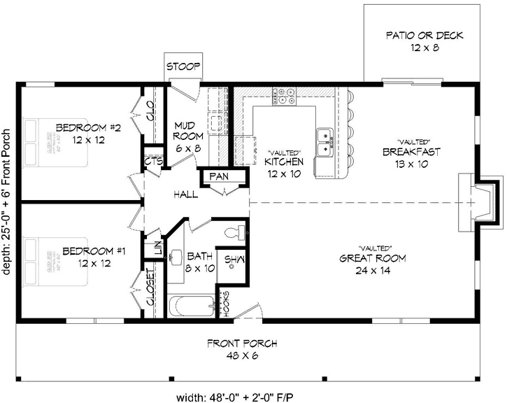 Main Floor Plan: 87-180