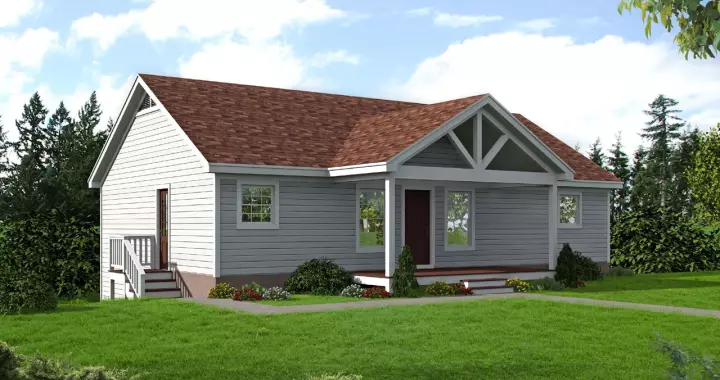 Traditional house plans 87-185 - front exterior, 2,522 sq ft, 3 bed, 2 bath house plans | Monster House Plans