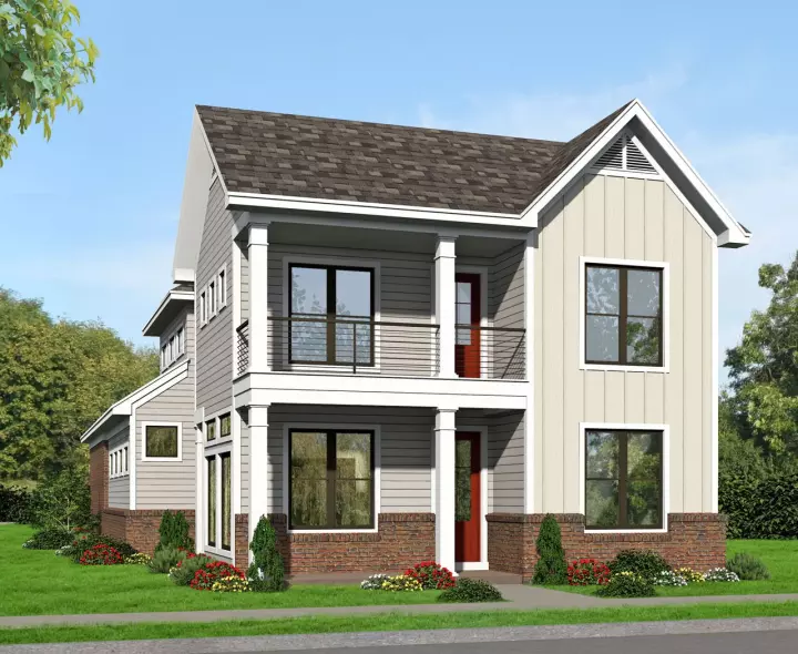 Southern house plans 87-196 - front exterior, 2,535 sq ft, 3 bed, 2 bath house plans | Monster House Plans