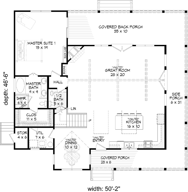 Main Floor Plan: 87-199