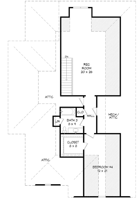 Upper/Second Floor Plan:87-209