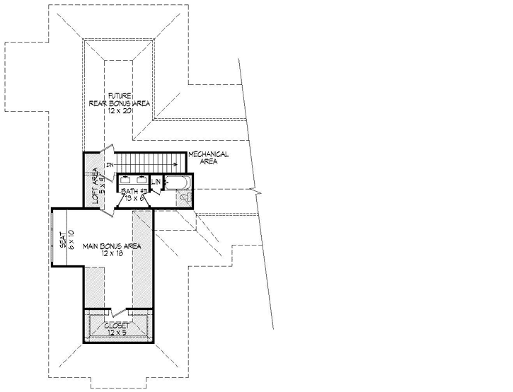Upper/Second Floor Plan:87-230