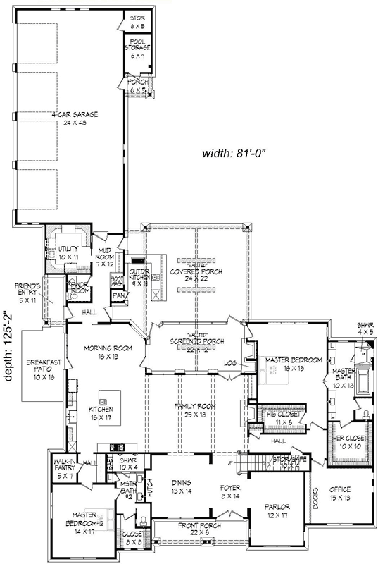Main Floor Plan: 87-240