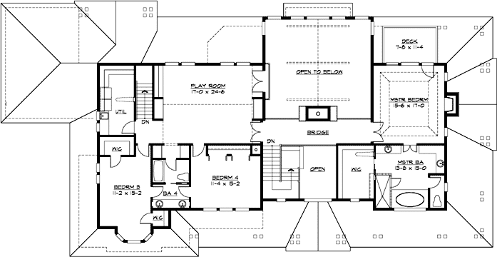 Upper/Second Floor Plan:88-103