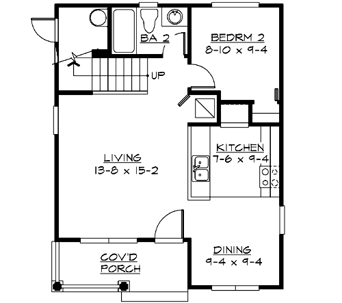 Main Floor Plan: 88-134