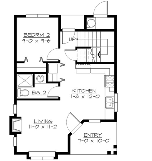 Main Floor Plan: 88-136