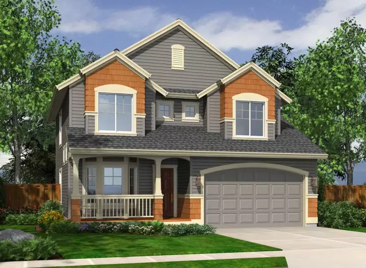 Craftsman house plans 88-171 - front exterior, 1,784 sq ft, 4 bed, 2 bath house plans | Monster House Plans