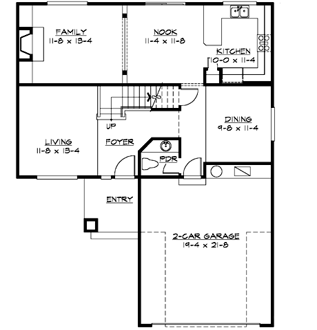 Main Floor Plan: 88-178