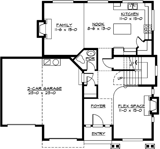Main Floor Plan: 88-207