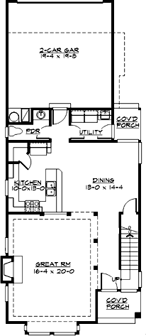 Main Floor Plan: 88-224