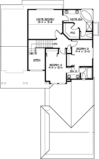 Upper/Second Floor Plan:88-226