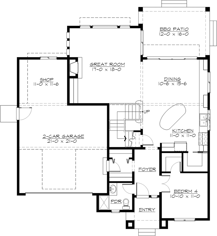 Main Floor Plan: 88-277