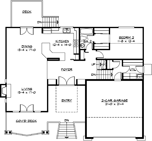 Main Floor Plan: 88-289
