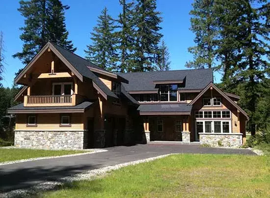 Mountain Rustic house plans 88-337 - front exterior, 2,546 sq ft, 4 bed, 3 bath house plans | Monster House Plans