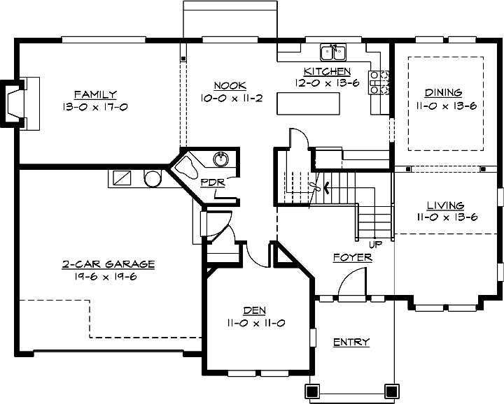 Main Floor Plan: 88-343