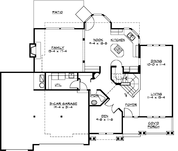 Main Floor Plan: 88-370
