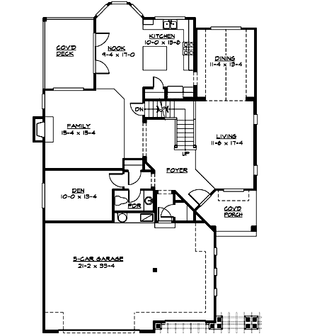 Main Floor Plan: 88-418