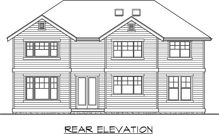 Rear Elevations Plan:88-424