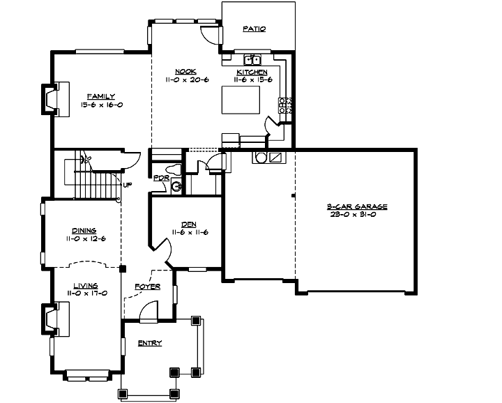 Main Floor Plan: 88-430