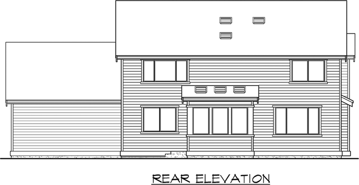 Rear Elevations Plan:88-430