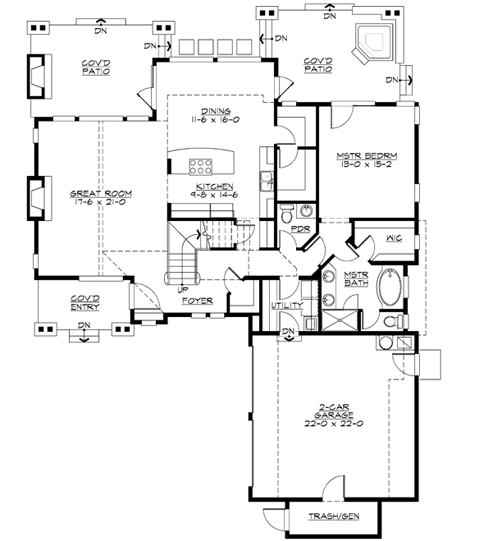 Main Floor Plan: 88-436