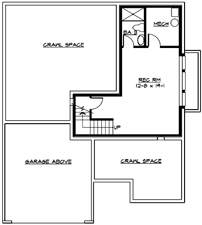 Lower Floor Plan:88-437