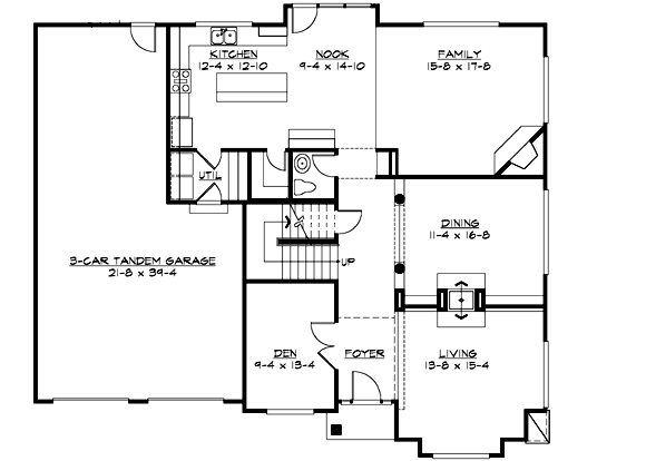 Main Floor Plan: 88-459