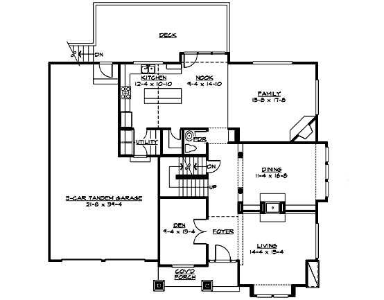 Main Floor Plan: 88-462