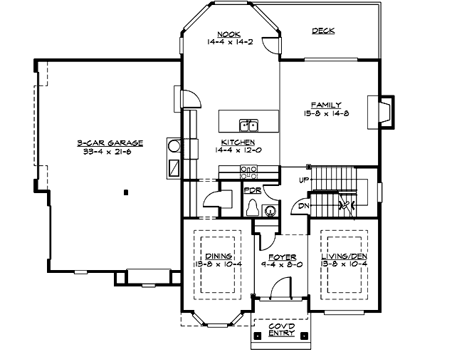 Main Floor Plan: 88-490