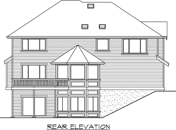 Rear Elevations Plan:88-490