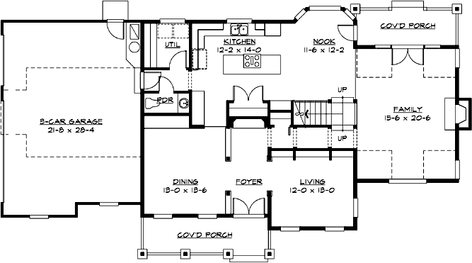 Main Floor Plan: 88-529