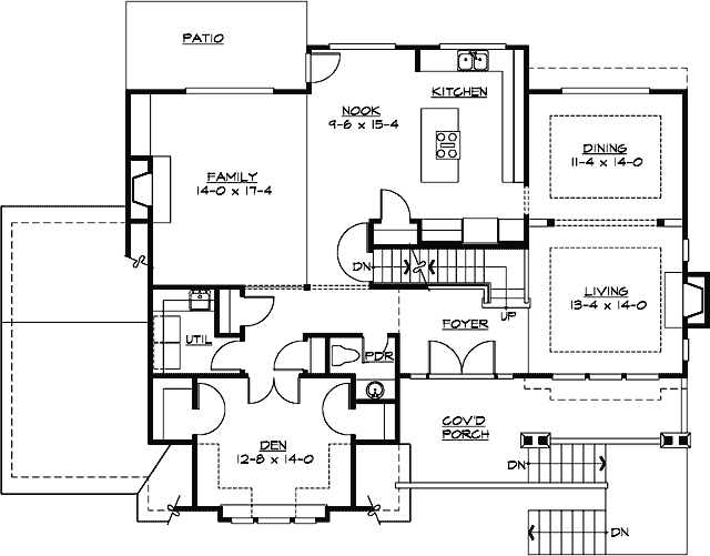 Main Floor Plan: 88-543