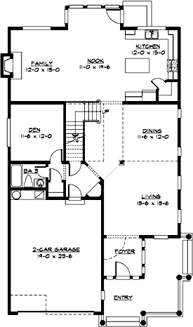 Main Floor Plan: 88-546