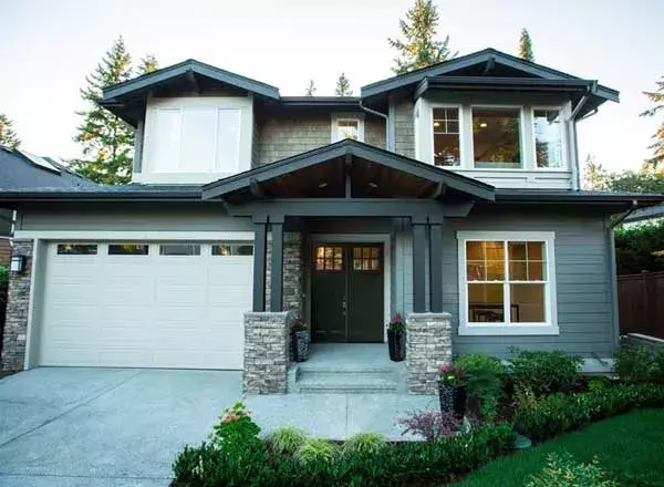 Craftsman house plans 88-609 - front exterior, 3,857 sq ft, 4 bed, 4 bath house plans | Monster House Plans