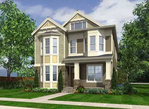 Farmhouse house plans 88-610 - front exterior, 3,435 sq ft, 4 bed, 2 bath house plans | Monster House Plans
