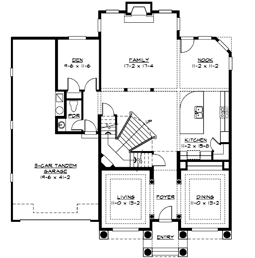 Main Floor Plan: 88-623