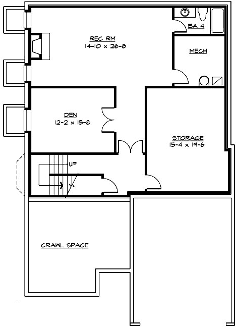 Lower Floor Plan:88-637