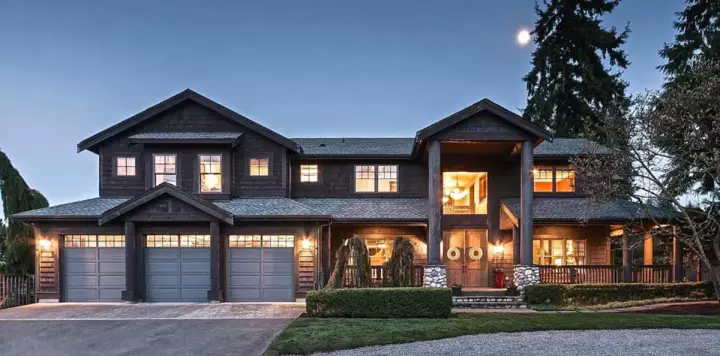 Northwest house plans 88-642 - front exterior, 3,460 sq ft, 4 bed, 3 bath house plans | Monster House Plans