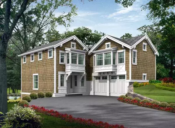 Craftsman house plans 88-645 - front exterior, 3,543 sq ft, 4 bed, 4 bath house plans | Monster House Plans