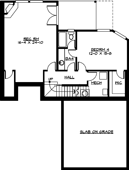 Lower Floor Plan:88-645