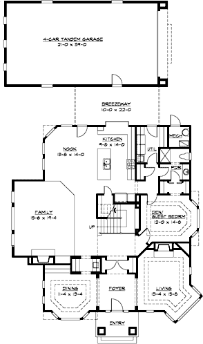 Main Floor Plan: 88-653