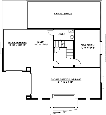 Lower Floor Plan:88-654