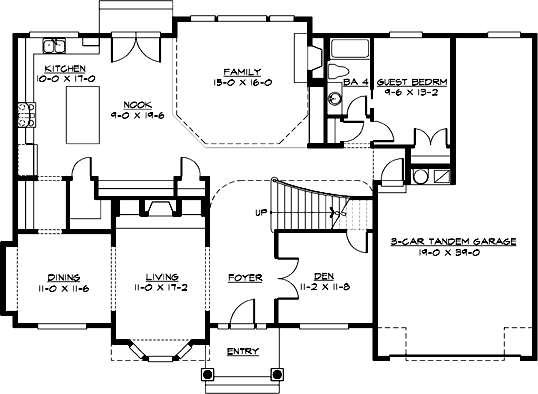 Main Floor Plan: 88-669