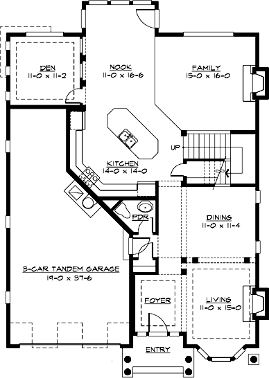 Main Floor Plan: 88-696