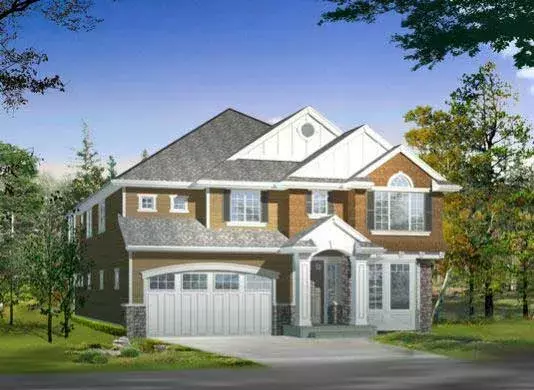 Hampton house plans 88-700 - front exterior, 3,703 sq ft, 4 bed, 2 bath house plans | Monster House Plans