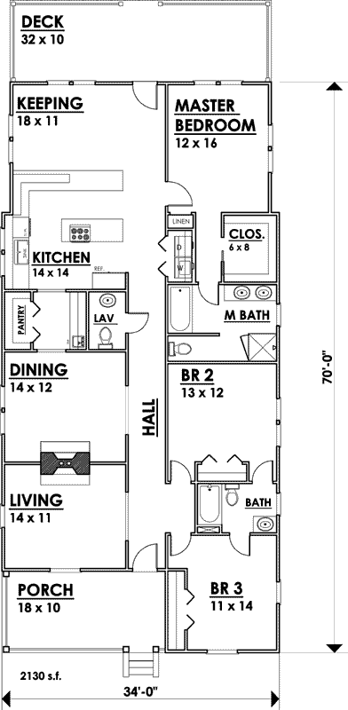 Main Floor Plan: 89-107