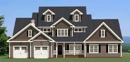 Traditional house plans 90-111 - front exterior, 3,568 sq ft, 4 bed, 3 bath house plans | Monster House Plans