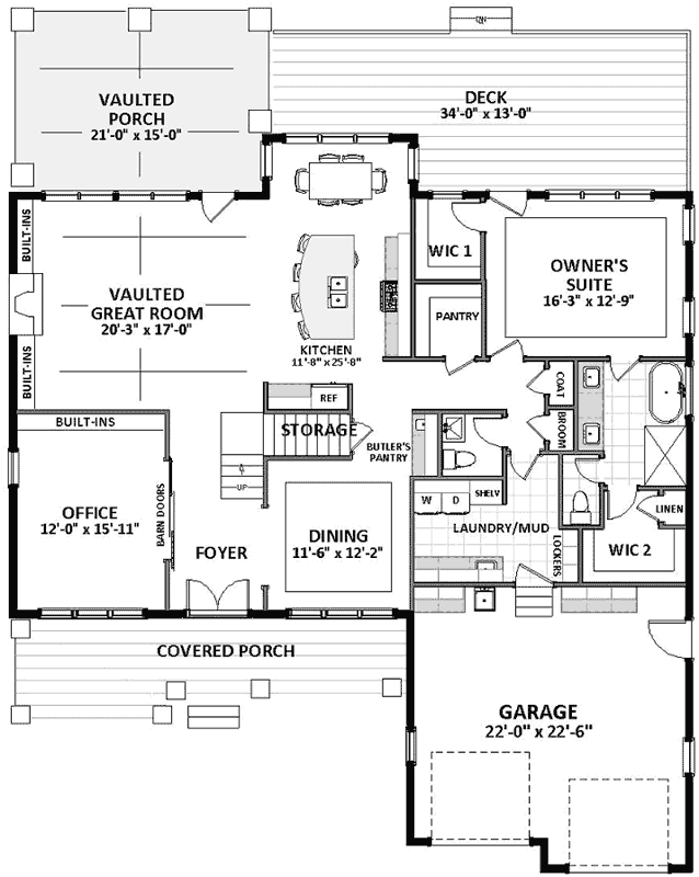 Main Floor Plan: 90-167