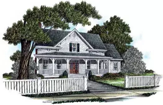 Southern house plans 94-103 - front exterior, 3,561 sq ft, 5 bed, 4 bath house plans | Monster House Plans